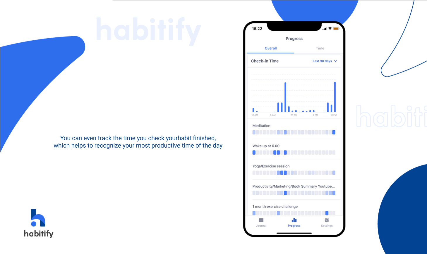 Habitify, best habit tracking app, automated habit tracker, habit tracker statistics, check-in time
