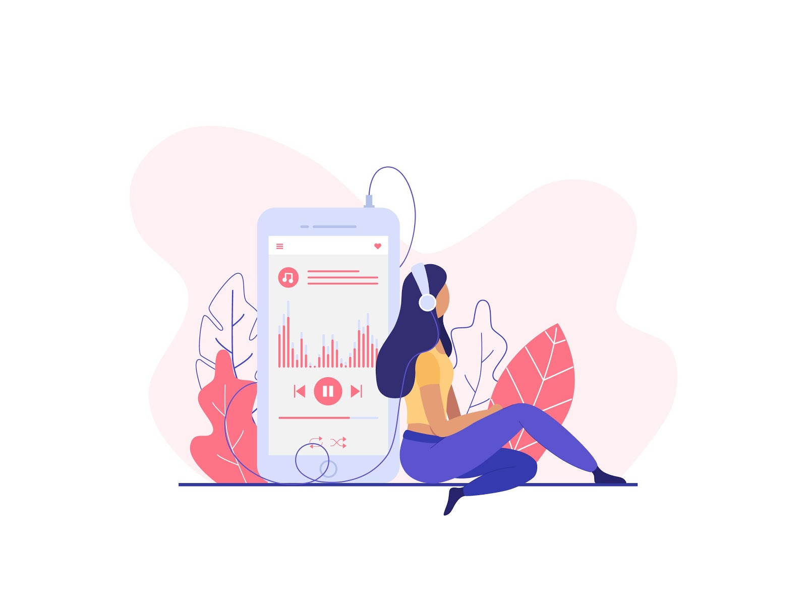 habit, rest day, listen to music