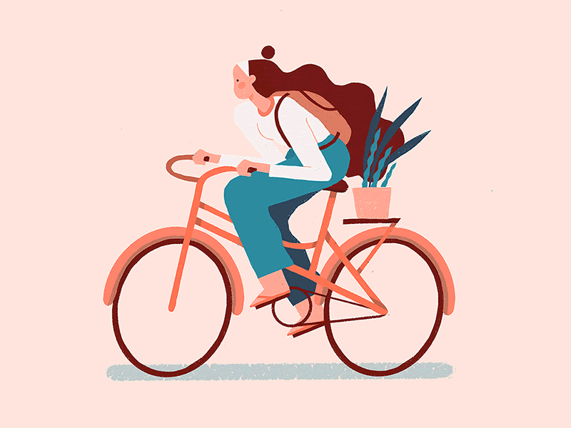 bike, habit, concentrate on progress when building habit, goal