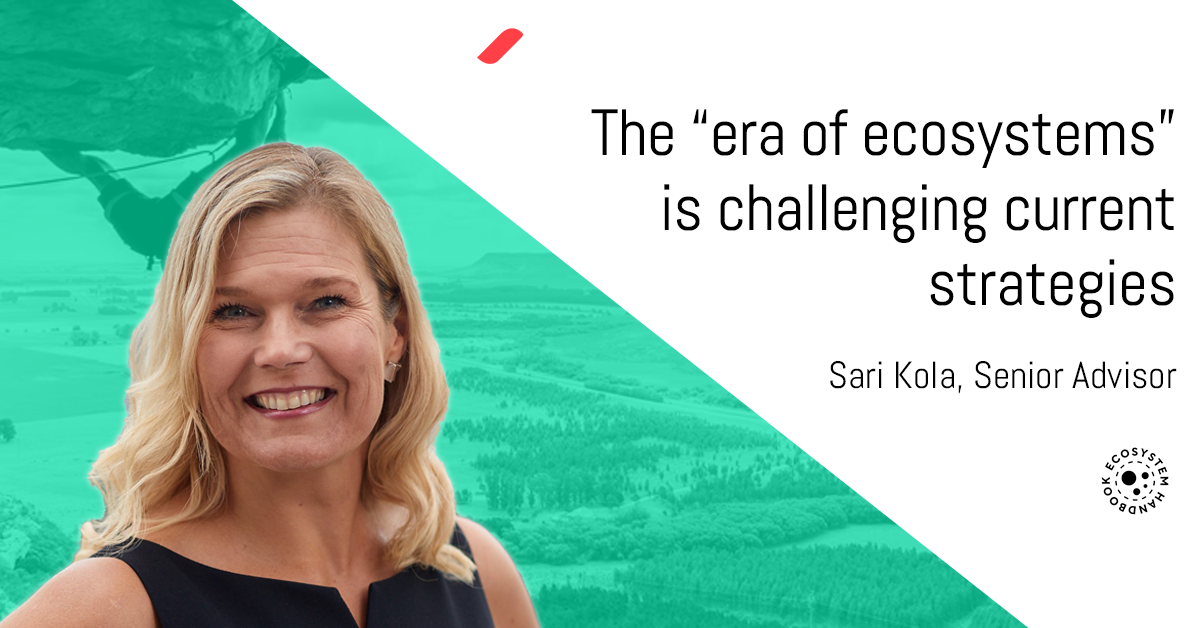 The "era of ecosystems" is challenging current strategies