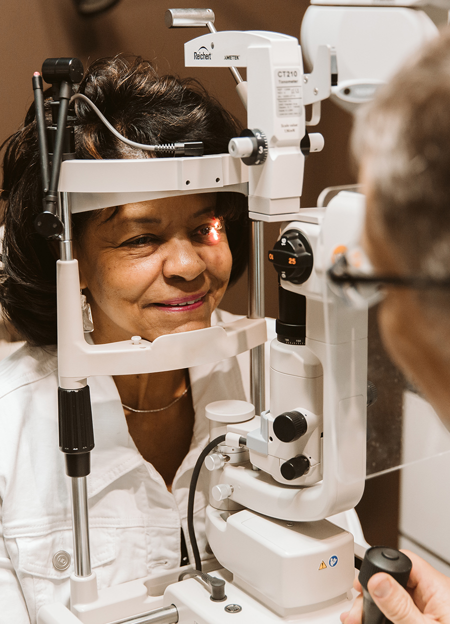 Eye exam for contacts