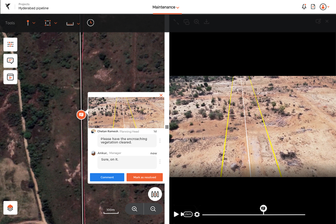 Drone data for monitoring construction