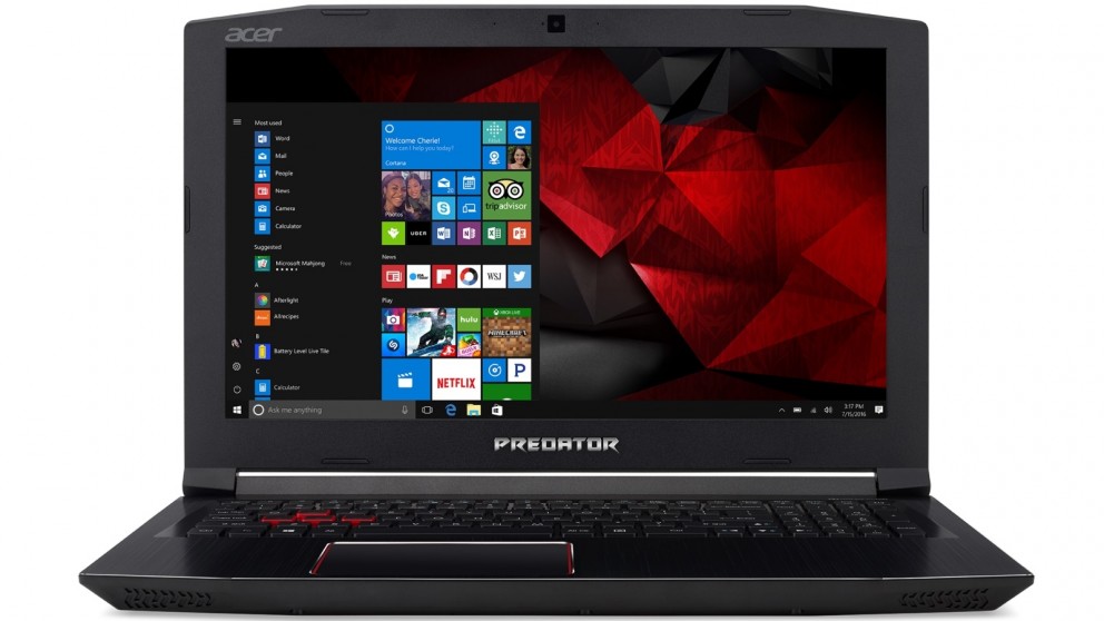 Thiết kế đẹp mắt của Acer Predator Helios 300