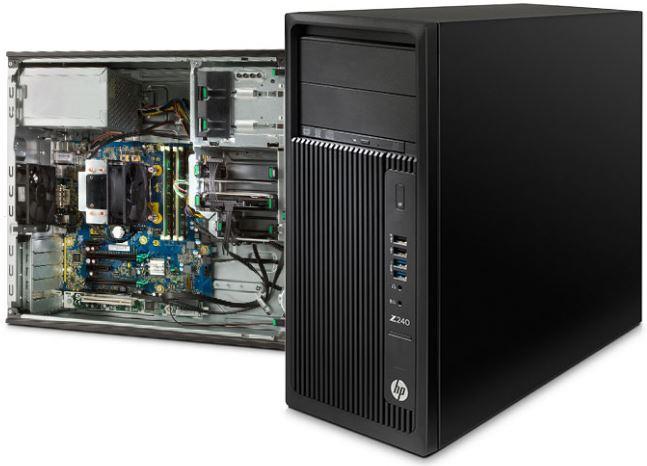 Máy tính HP Workstation Z240 có thiết kế đẹp mắt