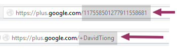 Google Plus Profile ID