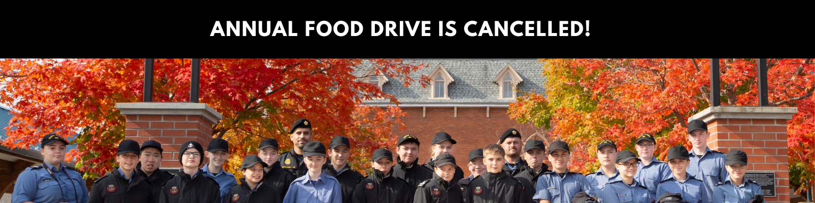 The Annual City Wide Food Drive is Cancelled due to COVID-19