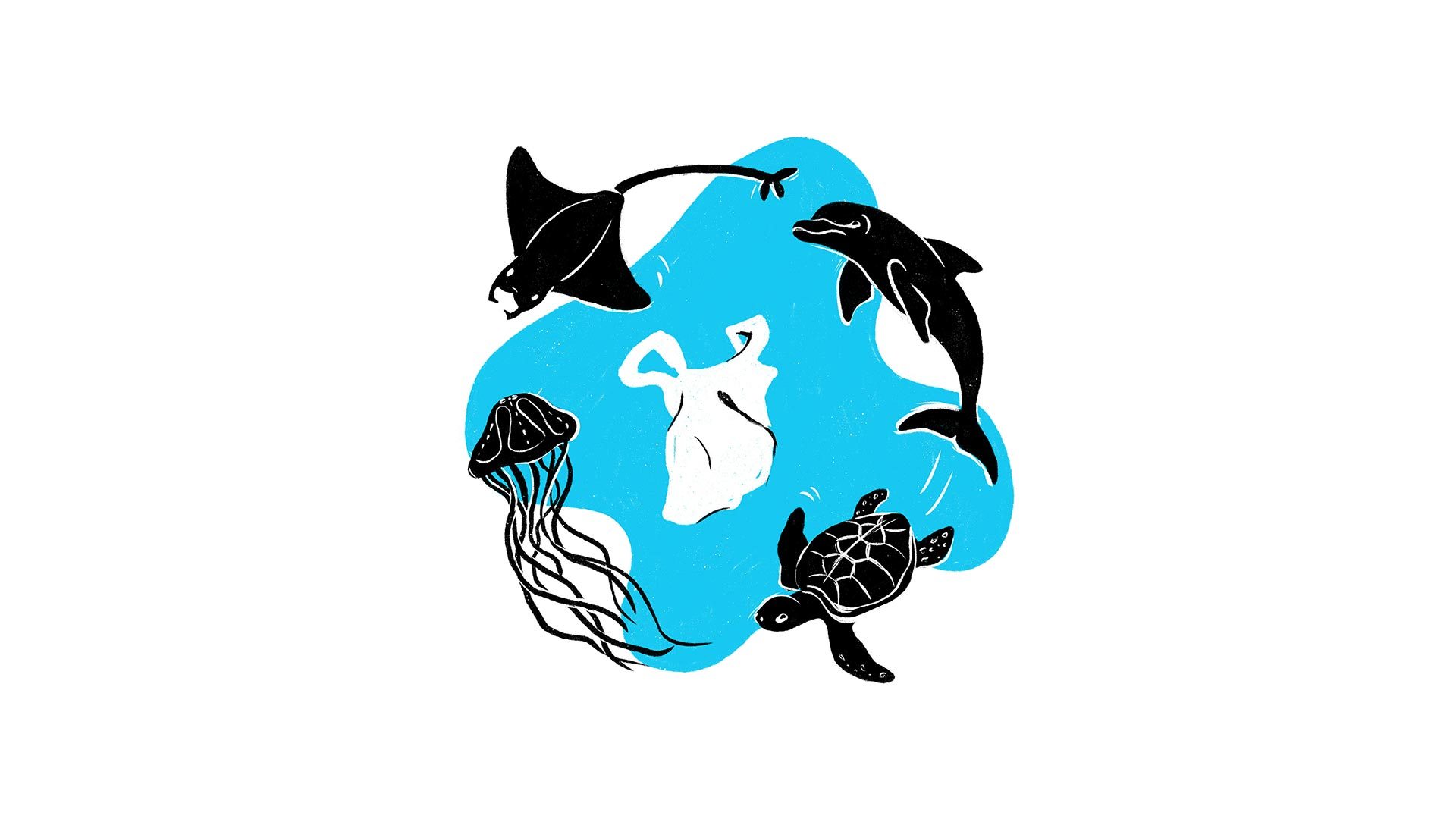 Anthropocene illustrated, ocean plastic