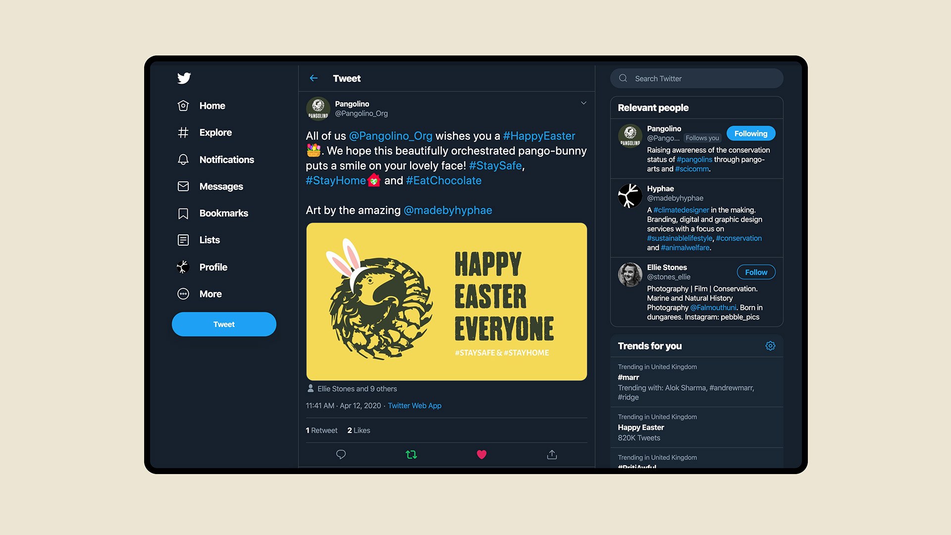Pangolino bespoke social media graphics