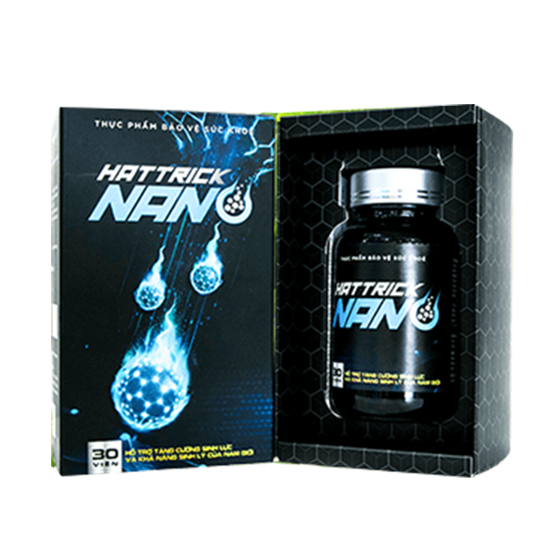 Viên HATTRICK NANO - Giúp Bổ Thận & Tăng Cường Sinh Lực Phái Mạnh Hộp 30 Viên | Tiki