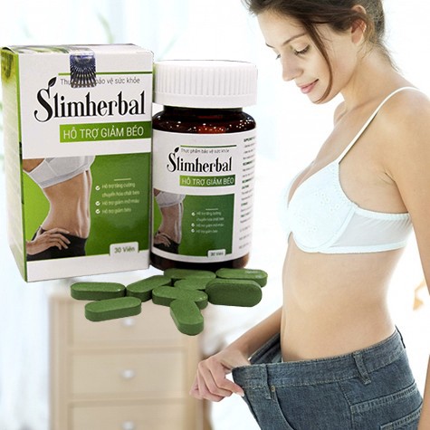 Viên uống thảo dược Slim Herbal hộp 30v chính hãng 100%
