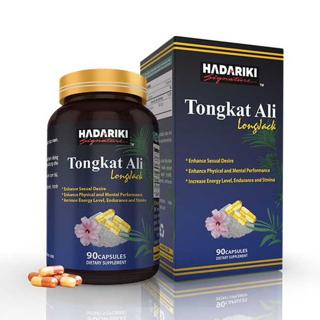 Hadariki Tongkat Ali 500mg tinh chất mật nhân tăng cường sinh lý nam