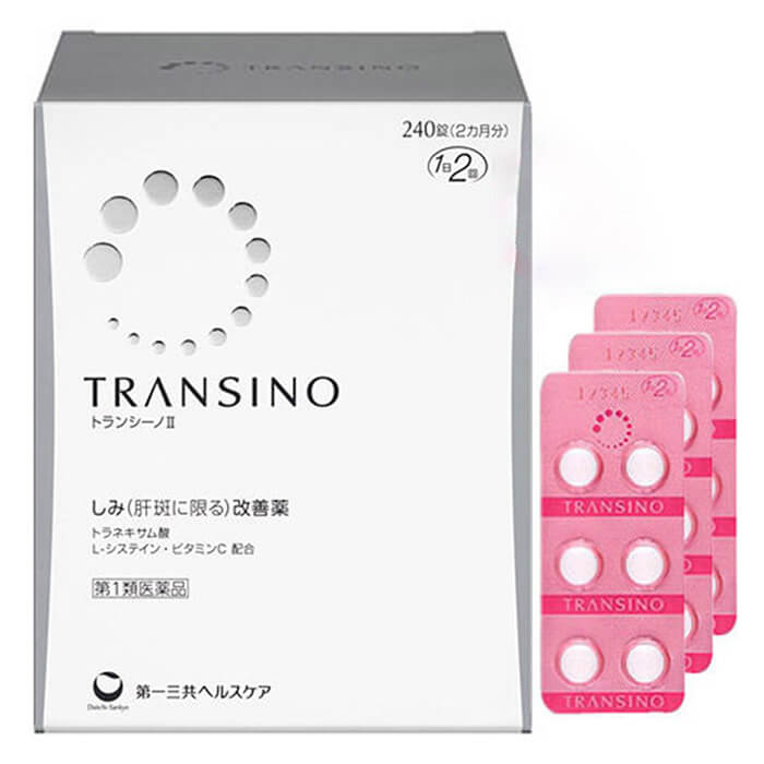 Viên uống Transino trị nám Nhật Bản – Mờ Nám, Mờ Tàn Nhang, Trắng Da