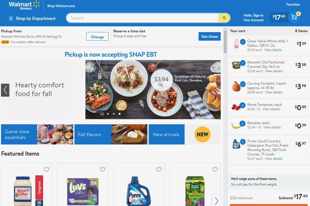 Walmart Grocery Delivery