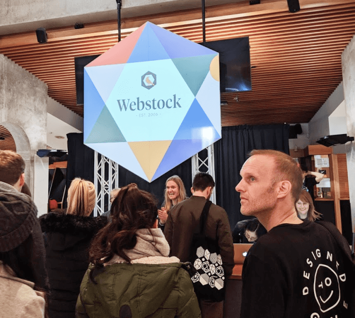 DAN employees attending the 2019 Webstock conference