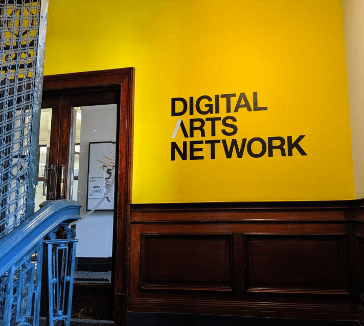 The Digital Arts Network - Auckland office entrance and signage