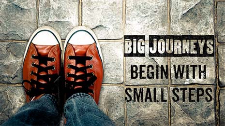 small changes add up to big life style changes to manage health