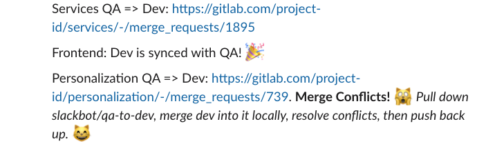 Slackbot to the Rescue: Keeping GitLab Branches in Sync with a Slackbot