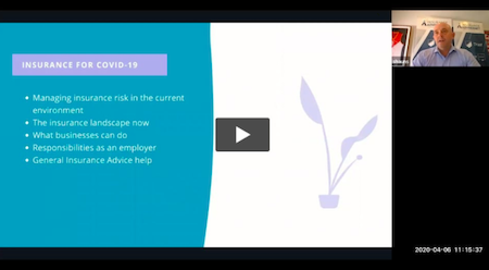 Screen grab from webinar