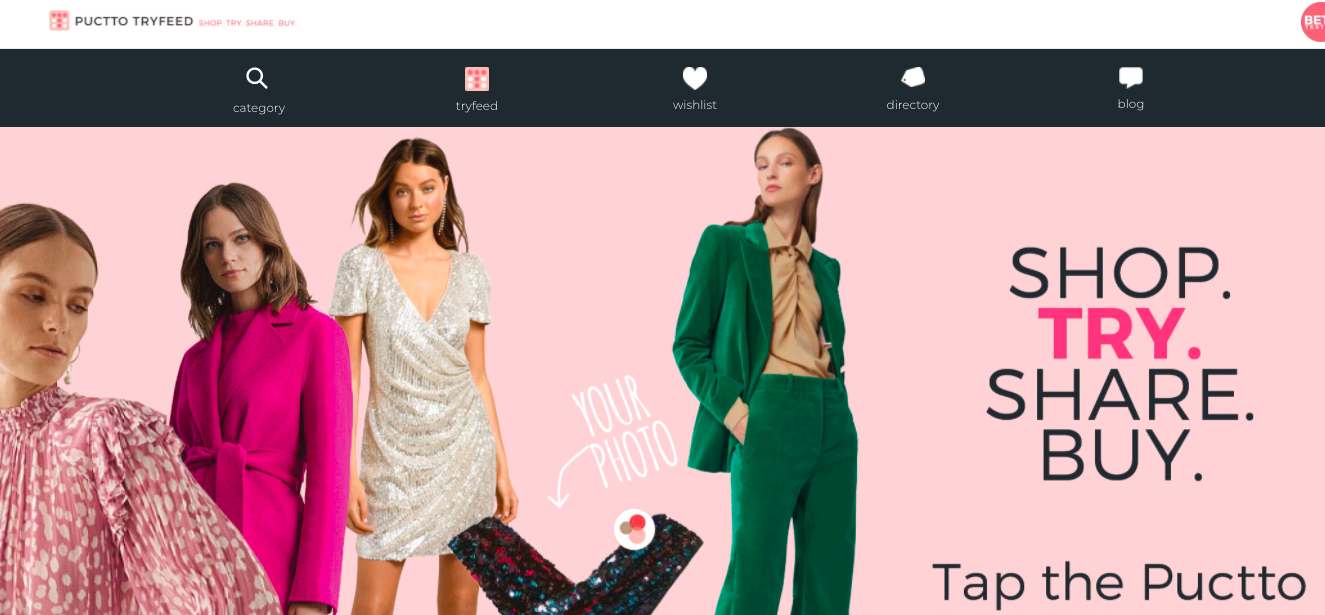 Image of Puctto website