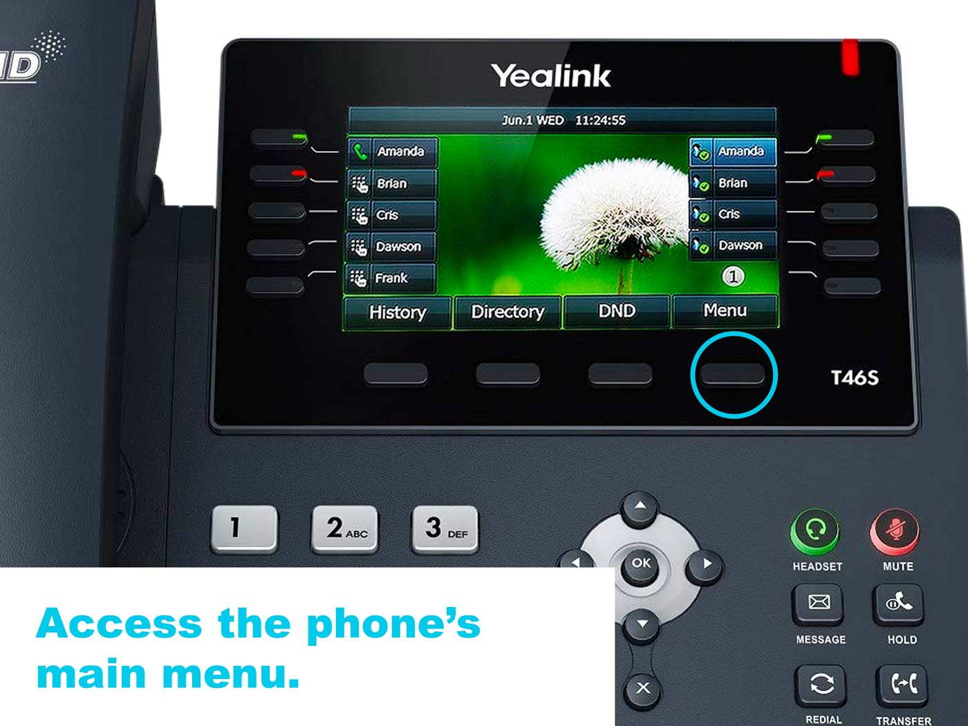 How to Set up WiFi on a Yealink T46 Bytes Digital