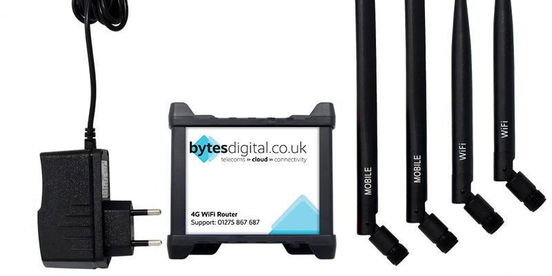 Temporary broadband router
