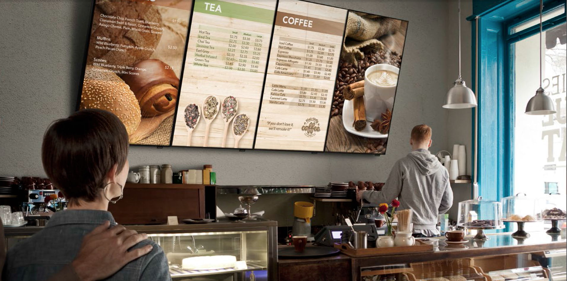 Digital menu boards