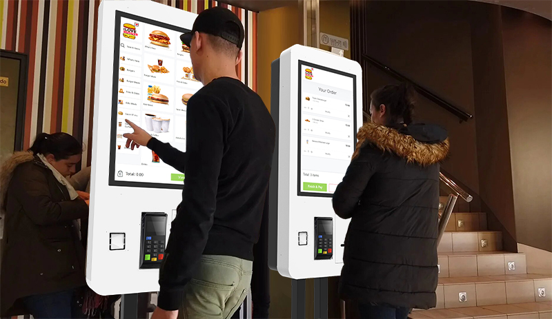 Self ordering kiosks