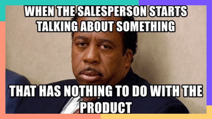 a reason for ghosting in sales