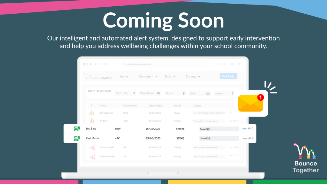 BounceTogether Unveils Groundbreaking "Bounce Alerts" Functionality, Empowering Schools to Proactively Support Student Wellbeing