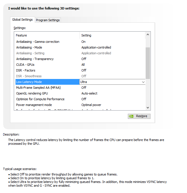 cs go manage 3d settings