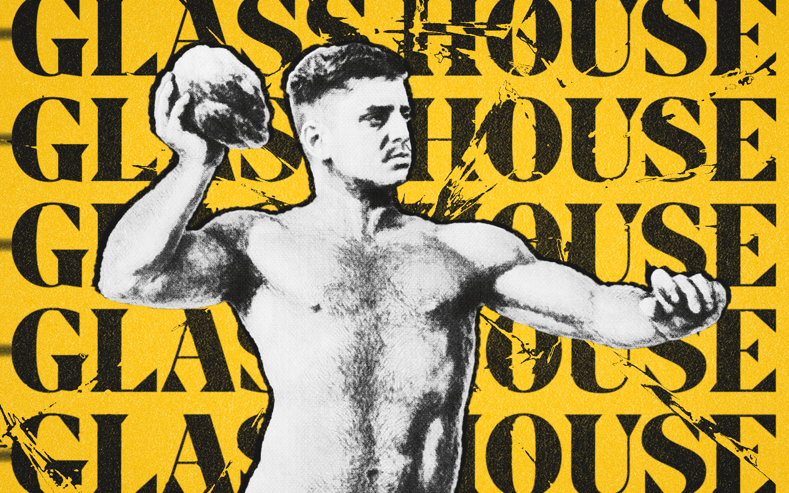 Glass house people in throwing stones shocker