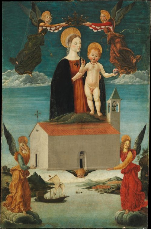 Traslado de la Santa Casa de Loreto por Saturnino Gatti