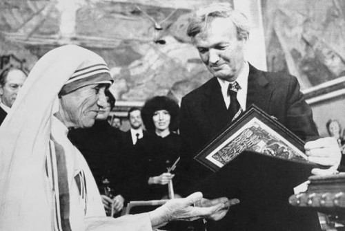 madre teresa premio nobel