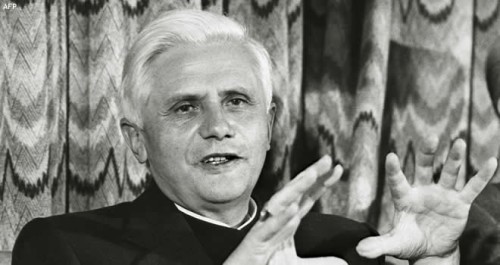 Joseph Ratzinger en conferencia