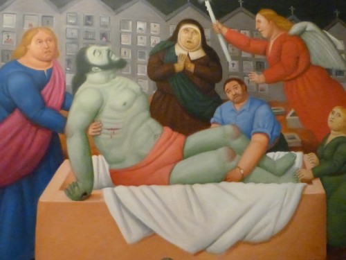 entierro de cristo fernando botero