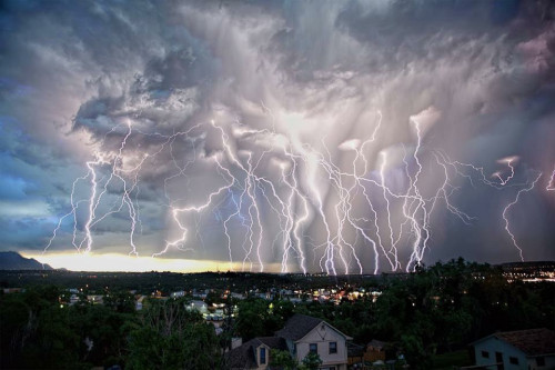 luces de tormenta en colorado