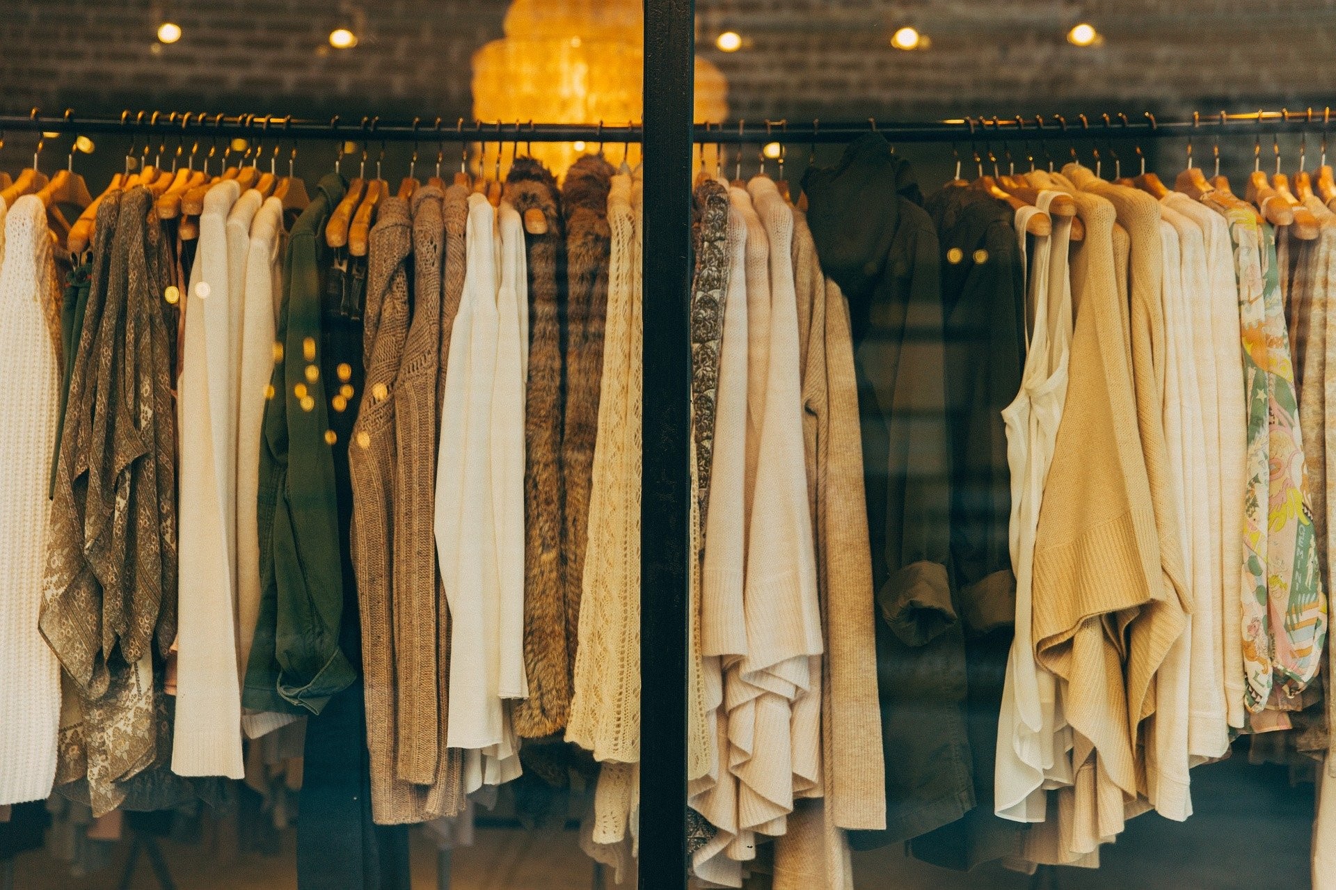 Multiple clothes in hangers