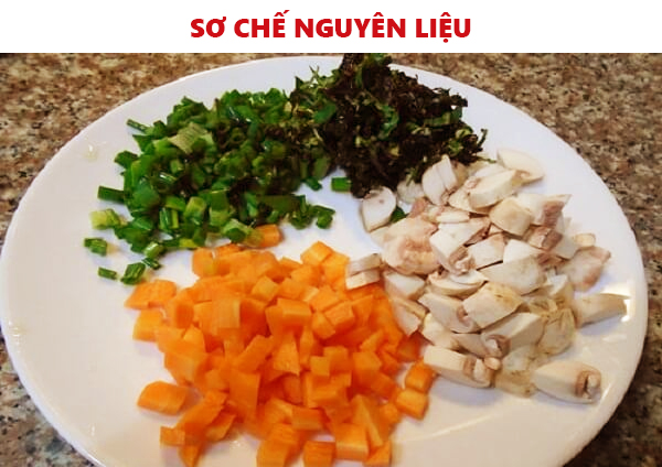 Cách là m cÆ¡m chiên dương châu chay thanh tá»nh cá»±c ngon