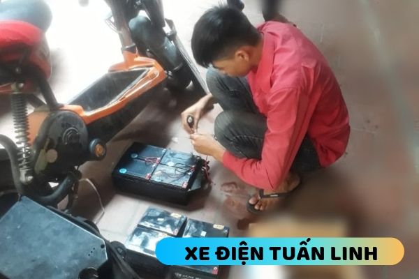 sửa xe đạp điện tại nhà ở Hà Đông 