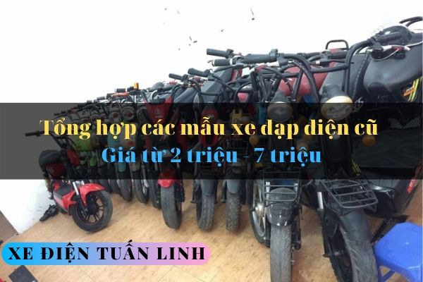 Xe đạp điện cũ, xe máy điện cũ giá rẻ ở Lai Châu