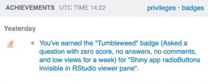 tumbleweed badge
