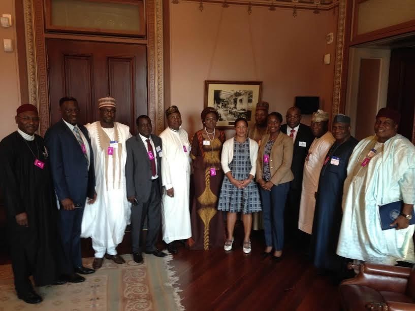October 19th 2016: Ambassador Rice with Nigerian Governors hosted at the White House over security and economic development