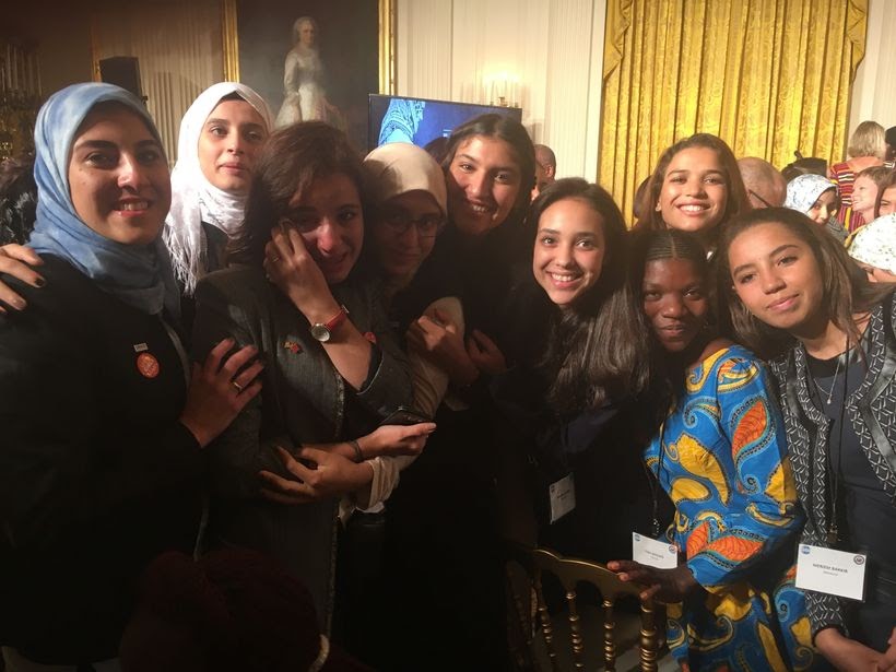 After the premier White House Screening of the CNN documentary, 'We Wil Rise" "Tears of Inspiration captured as these girls w