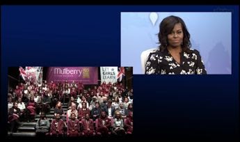 From the UK Mulberry School of Girls, they skyped in on the global conversation on Girls' education