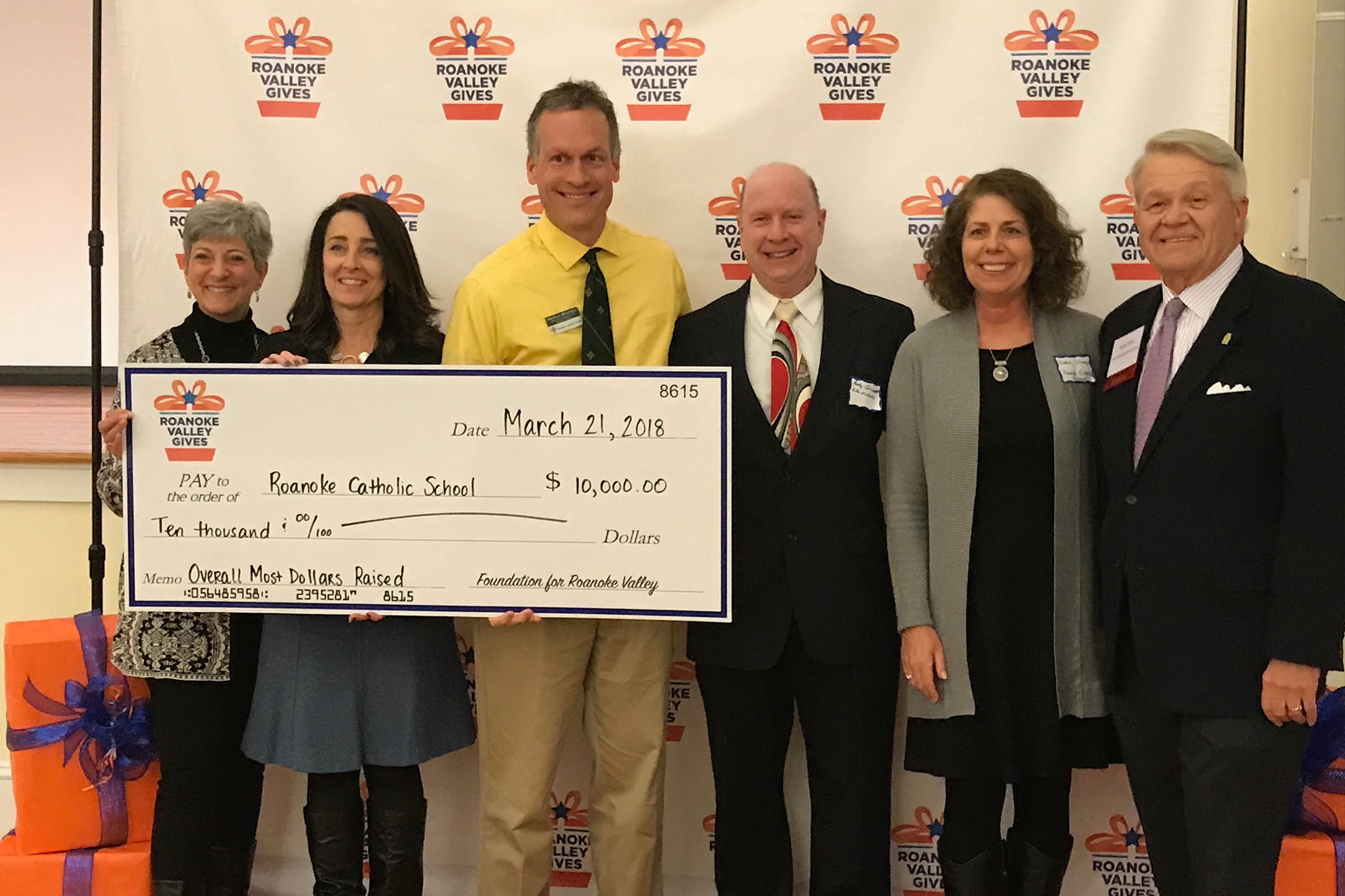Donating to Roanoke Catholic School