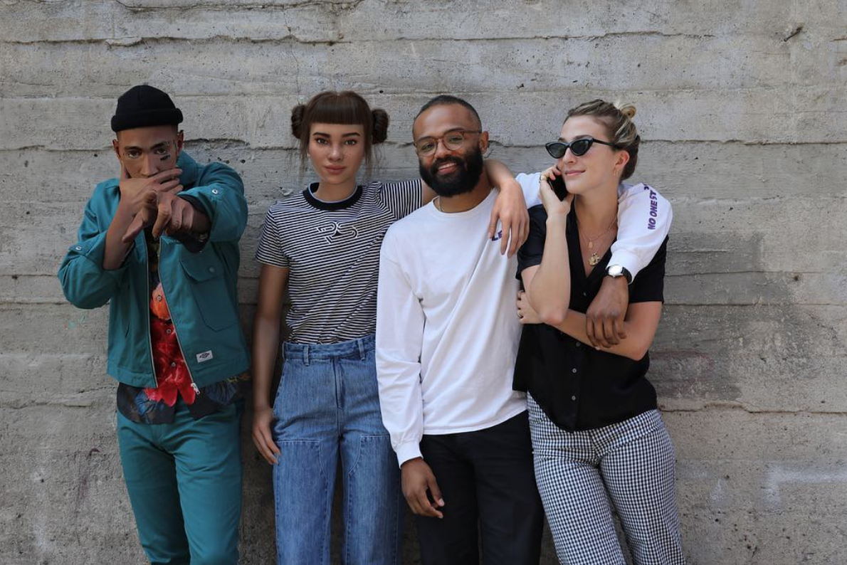 Miquela with Brud Co-Founders