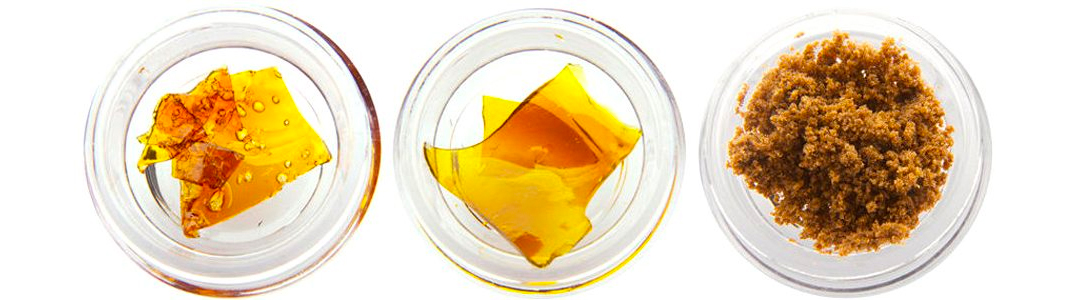 cannabis concentrates in small containers
