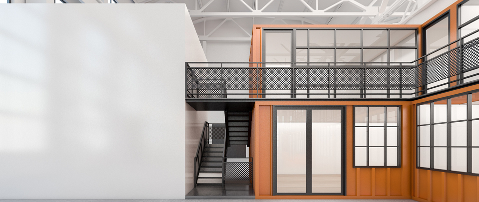 modularly constructed office facility