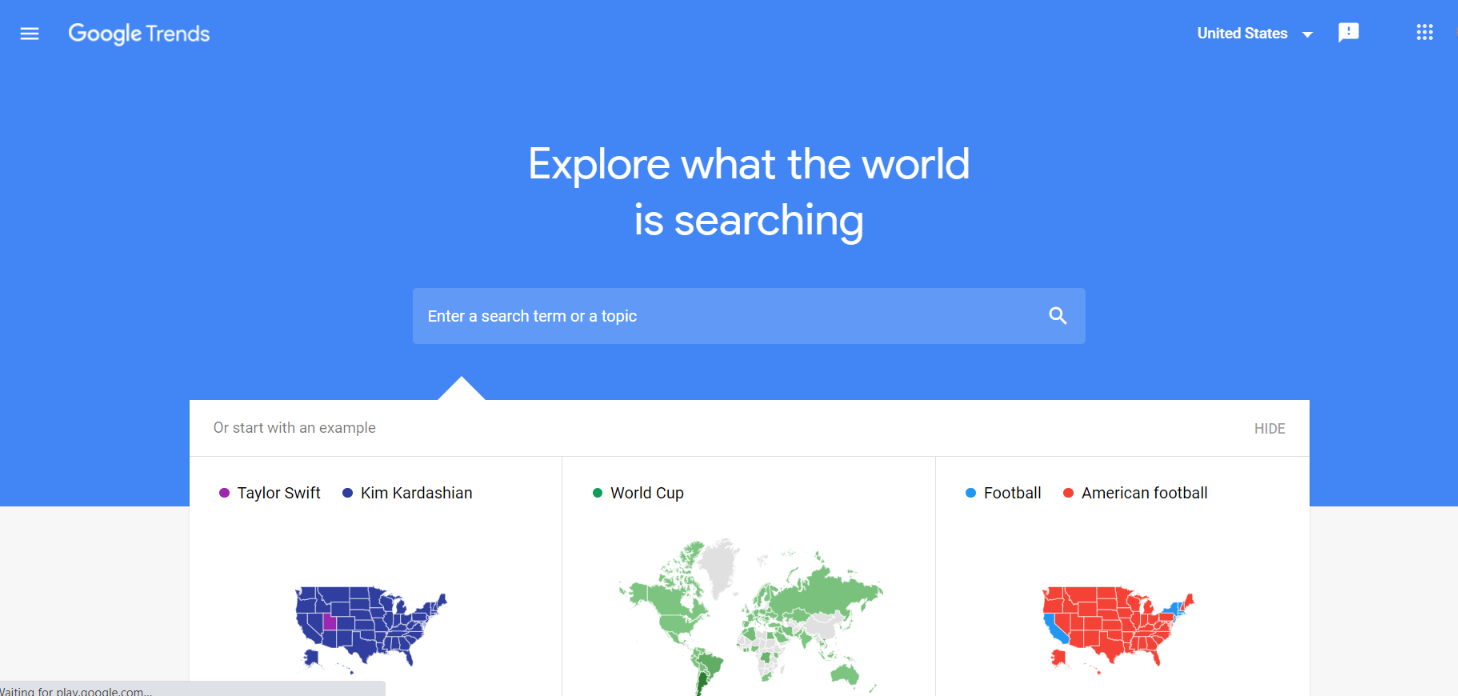 Google Trends: Free tool for Amazon FBA