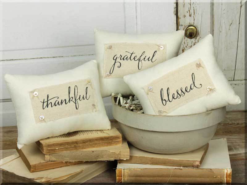 Thoughtful throw pillows that add texture for a rustic touch to any room